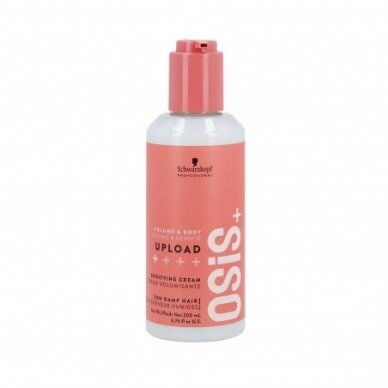 SCHWARZKOPF OSIS+ UPLOAD Plaukų apimties suteikiantis kremas, 200 ml. SCHWARZKOPF OSIS+ UPLOAD Plaukų apimties suteikiantis kremas, 200 ml.