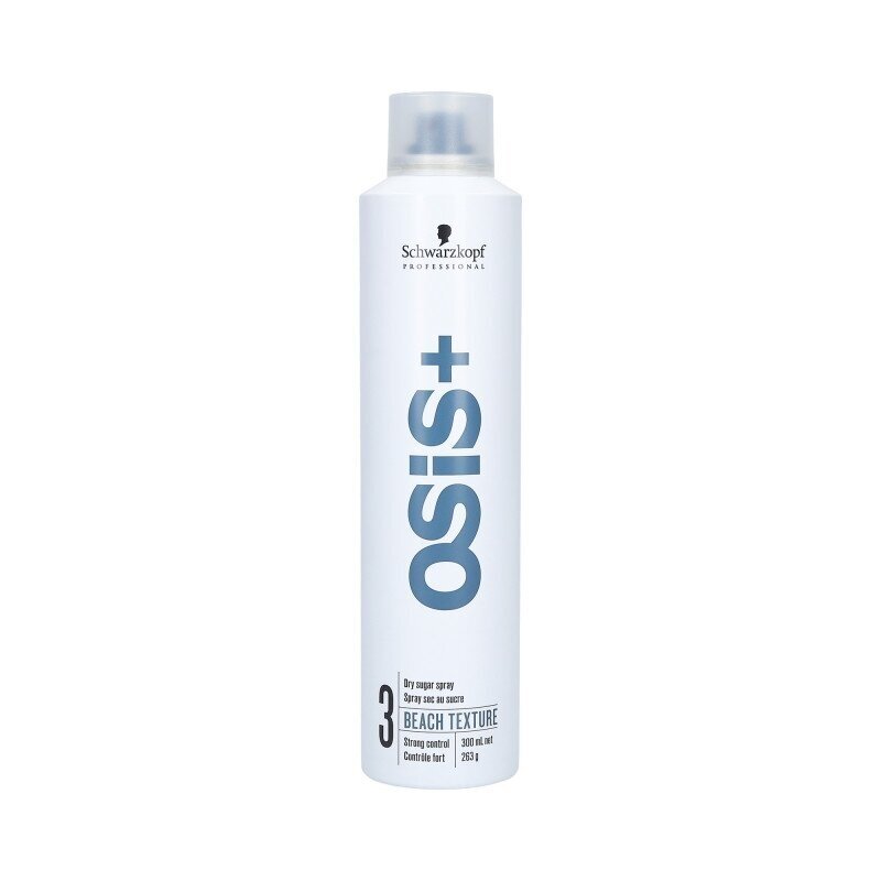 SCHWARZKOPF OSIS+ BEACH TEXTURE Sausas plaukų purškiklis, 300 ml. SCHWARZKOPF OSIS+ BEACH TEXTURE Sausas plaukų purškiklis, 300 ml.