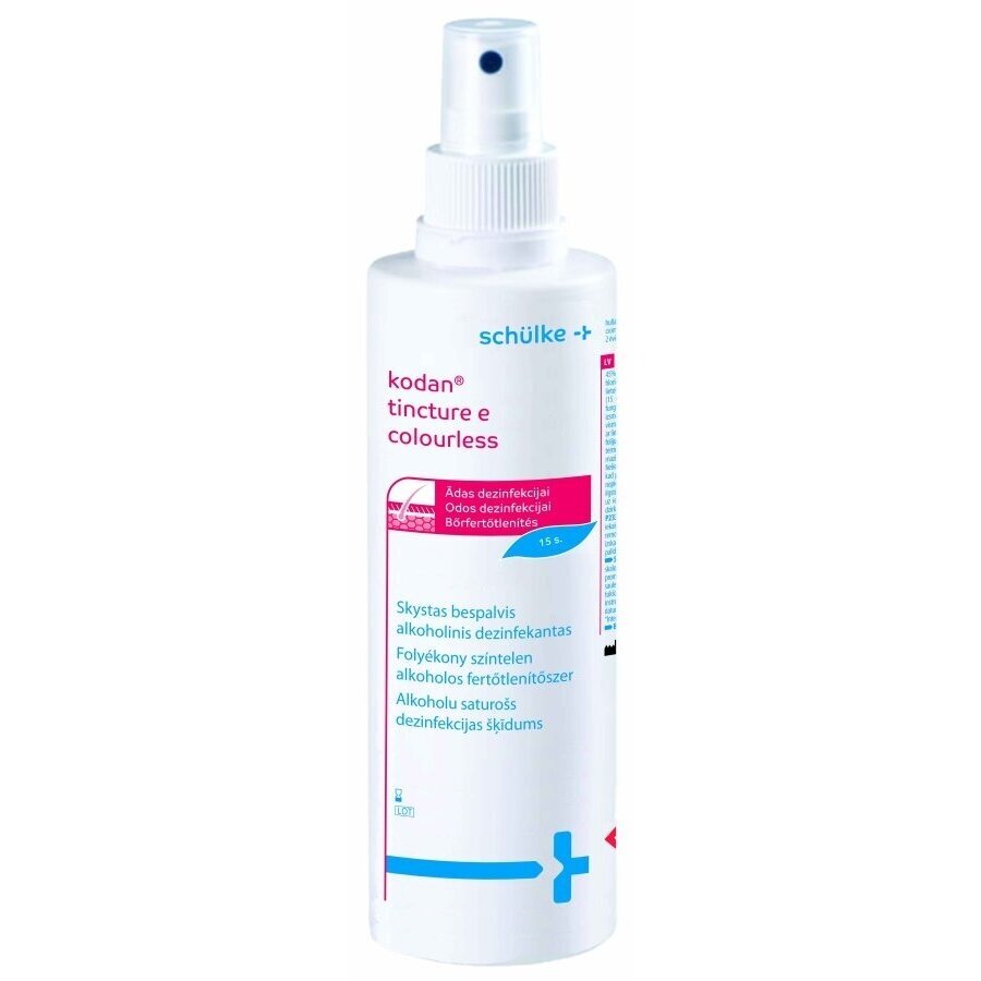 SCHULKE KODAN® TINCTURE bespalvis odos antiseptikas, 250 ml SCHULKE KODAN® TINCTURE bespalvis odos antiseptikas, 250 ml