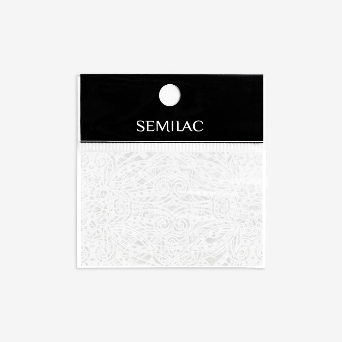 SEMILAC TRANSFER FOIL transferinė folija WHITE LACE NR.15 SEMILAC TRANSFER FOIL transferinė folija WHITE LACE NR.15