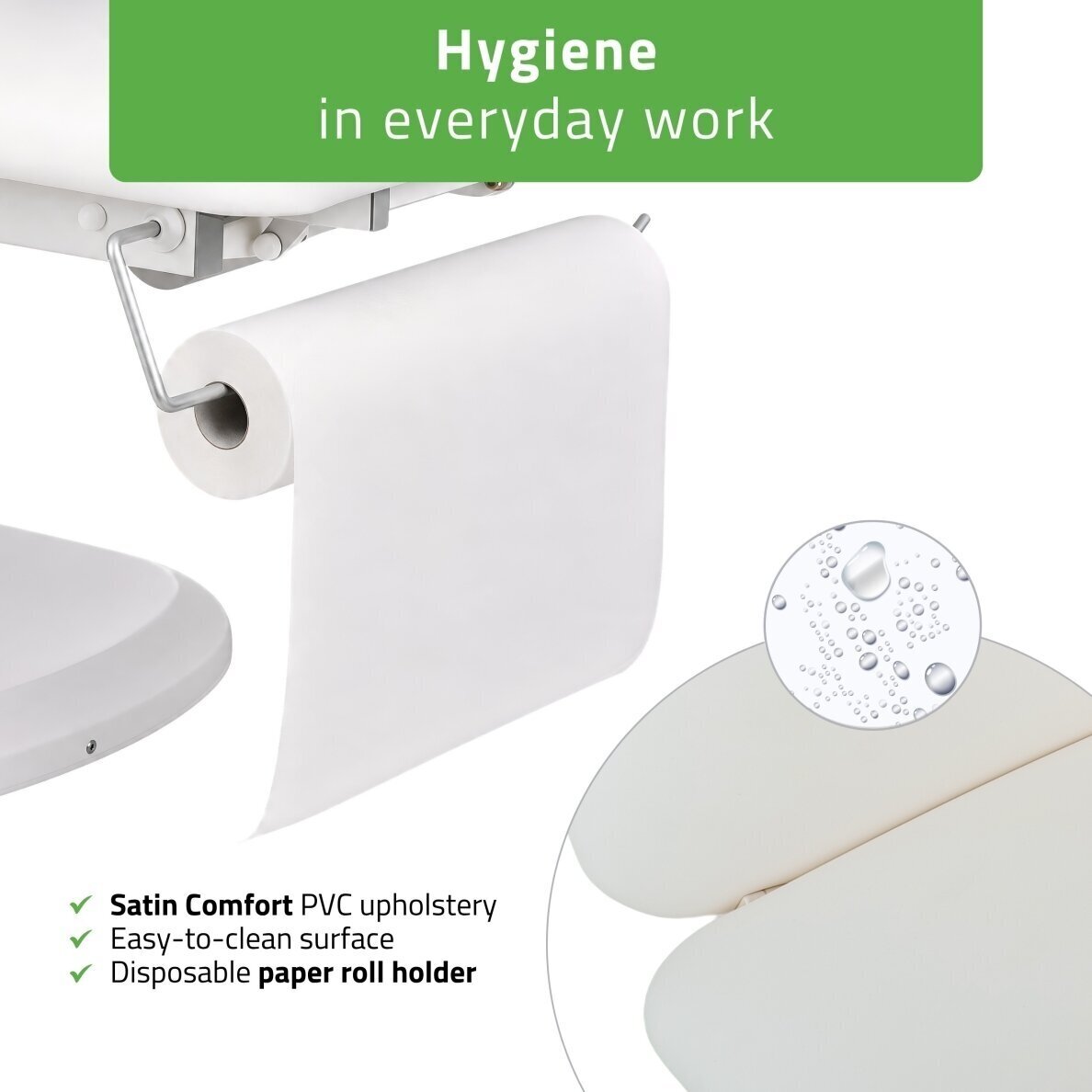 SERENITY ERGO 4 profesionali SPA ir masažo elektrinė lova-gultas su šildymo funkcija, baltos spalvos 8 SERENITY ERGO 4 profesionali SPA ir masažo elektrinė lova-gultas su šildymo funkcija, baltos spalvos 8