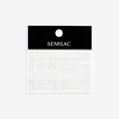 SEMILAC TRANSFER FOIL transferinė folija WHITE LACE NR.16 SEMILAC TRANSFER FOIL transferinė folija WHITE LACE NR.16