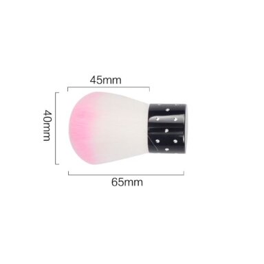 Šepetėlis nagų dulkėms valyti PINK DIAMONDS Šepetėlis nagų dulkėms valyti PINK DIAMONDS