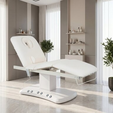 SERENITY ERGO 4 profesionali SPA ir masažo elektrinė lova-gultas su šildymo funkcija, baltos spalvos SERENITY ERGO 4 profesionali SPA ir masažo elektrinė lova-gultas su šildymo funkcija, baltos spalvos