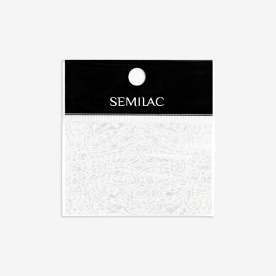 SEMILAC TRANSFER FOIL transferinė folija WHITE LACE NR.15