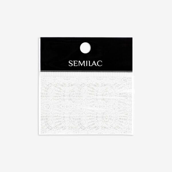 SEMILAC TRANSFER FOIL transferinė folija WHITE LACE NR.16 SEMILAC TRANSFER FOIL transferinė folija WHITE LACE NR.16