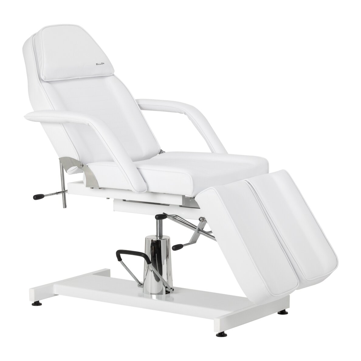 SILLON 210 profesionali hidraulinė pedikiūro kėdė su supimo funkcija, baltos spalvos SILLON 210 profesionali hidraulinė pedikiūro kėdė su supimo funkcija, baltos spalvos