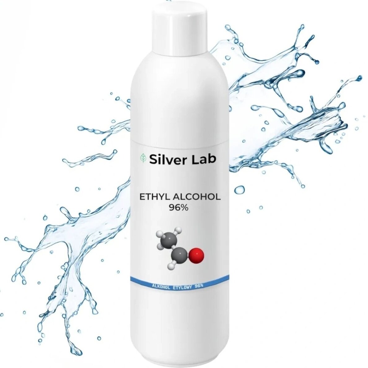 SILVER LAB techninis etilo alkoholis 96 %, 1 l SILVER LAB techninis etilo alkoholis 96 %, 1 l