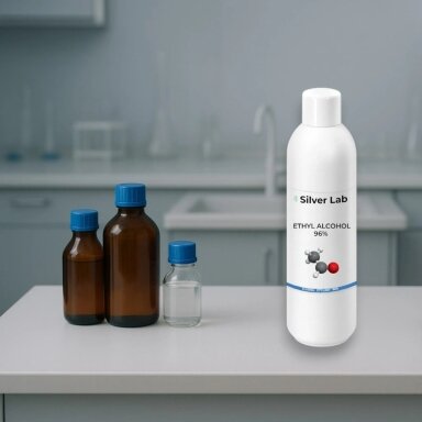 SILVER LAB techninis etilo alkoholis 96 %, 1 l