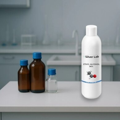 SILVER LAB techninis etilo alkoholis 96 %, 1 l 1 SILVER LAB techninis etilo alkoholis 96 %, 1 l 1