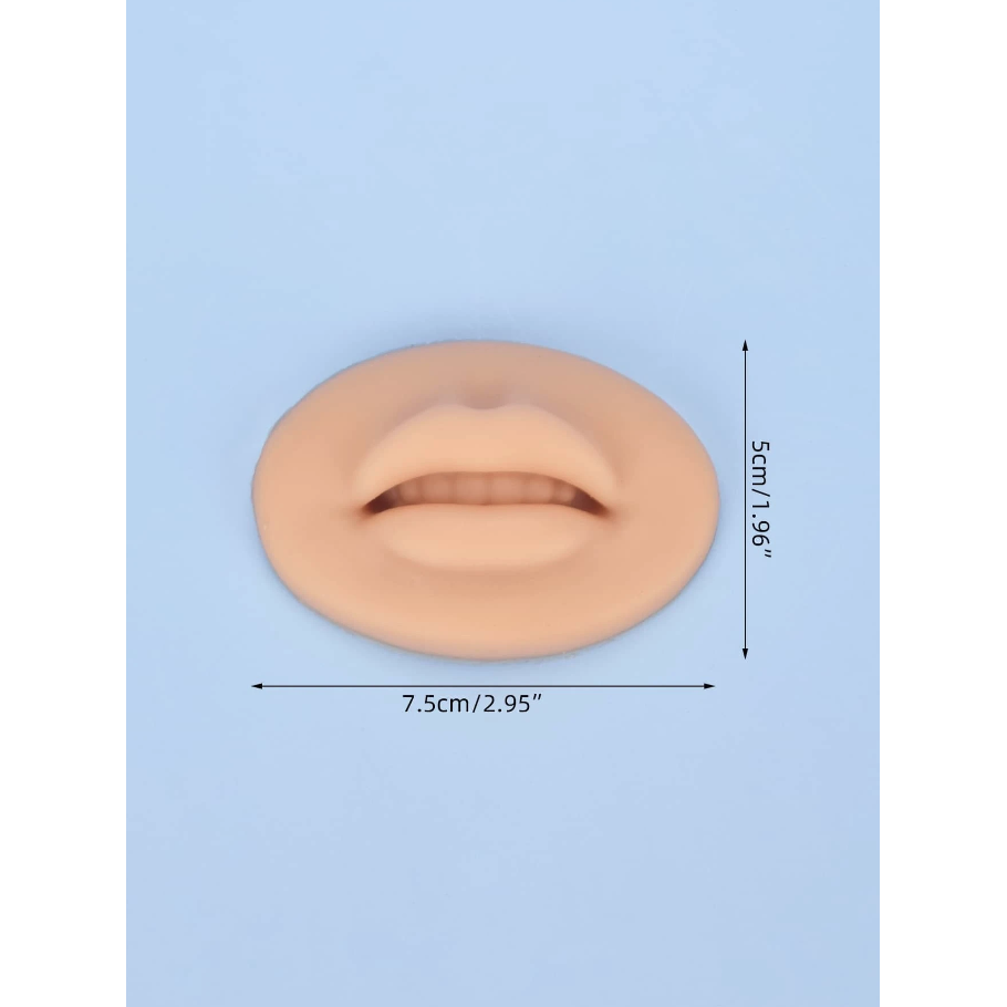 Silikoninis muliažas permanentinio lūpų makiažo praktikai FAKE LIPS, 1 vnt. 1 Silikoninis muliažas permanentinio lūpų makiažo praktikai FAKE LIPS, 1 vnt. 1