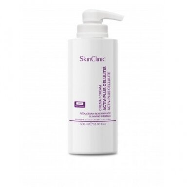 SkinClinic ACTIV-PLUS CELLULITE intensyvus procedūrinis kremas aparatiniam limfodrenuojančiam bei anticeliulitiniam masažui, 500 ml SkinClinic ACTIV-PLUS CELLULITE intensyvus procedūrinis kremas aparatiniam limfodrenuojančiam bei anticeliulitiniam masažui, 500 ml