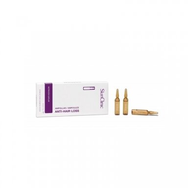 SkinClinic ANTI-HAIR LOSS AMPOULES ampulės, skirtos plaukų slinkimo prevencijai ir priežiūrai, 5 ml. SkinClinic ANTI-HAIR LOSS AMPOULES ampulės, skirtos plaukų slinkimo prevencijai ir priežiūrai, 5 ml.
