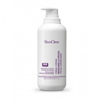 SkinClinic FACIAL CREAM FACE MASK drėkinamasis ir regeneruojantis masažinis kremas veidui, 500 ml SkinClinic FACIAL CREAM FACE MASK drėkinamasis ir regeneruojantis masažinis kremas veidui, 500 ml