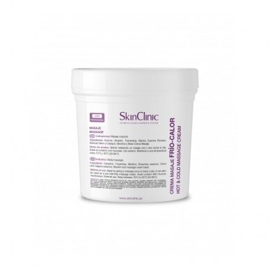 SkinClinic HOT AND COLD MASSAGE CREAM kontrastinis kūno masažo kremas su keičiamu šilumos-šalčio pojūčiu, 1000 ml SkinClinic HOT AND COLD MASSAGE CREAM kontrastinis kūno masažo kremas su keičiamu šilumos-šalčio pojūčiu, 1000 ml