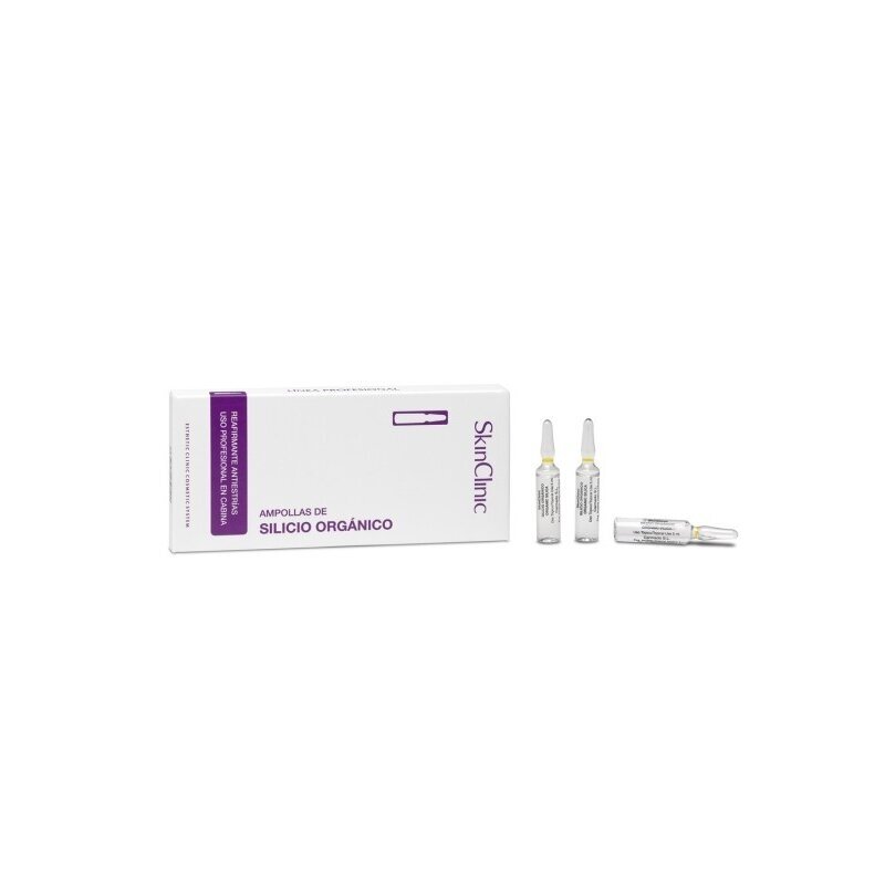 SkinClinic ORGANIC SILICON AMPOULES stangrinamosios ir nuo strijų apsaugančios ekologiškos silicio ampulės, 5 ml. SkinClinic ORGANIC SILICON AMPOULES stangrinamosios ir nuo strijų apsaugančios ekologiškos silicio ampulės, 5 ml.