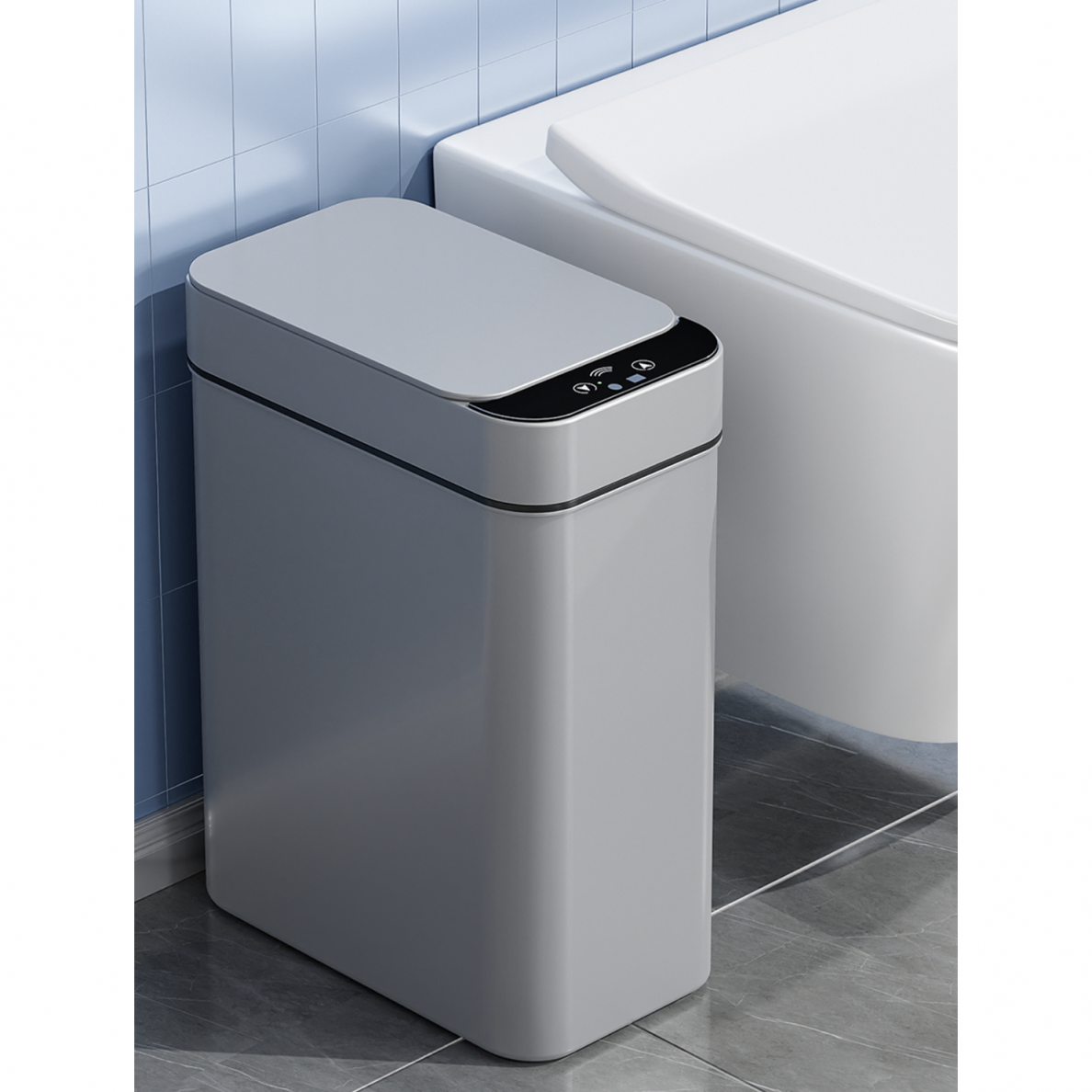 SMART bekontaktė šiukšlių dėžė 10L 4 SMART bekontaktė šiukšlių dėžė 10L 4