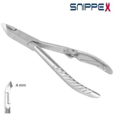 SNIPPEX PODO profesionalios žnyplutės odelėms karpyti, 10 cm/4 mm. SNIPPEX PODO profesionalios žnyplutės odelėms karpyti, 10 cm/4 mm.