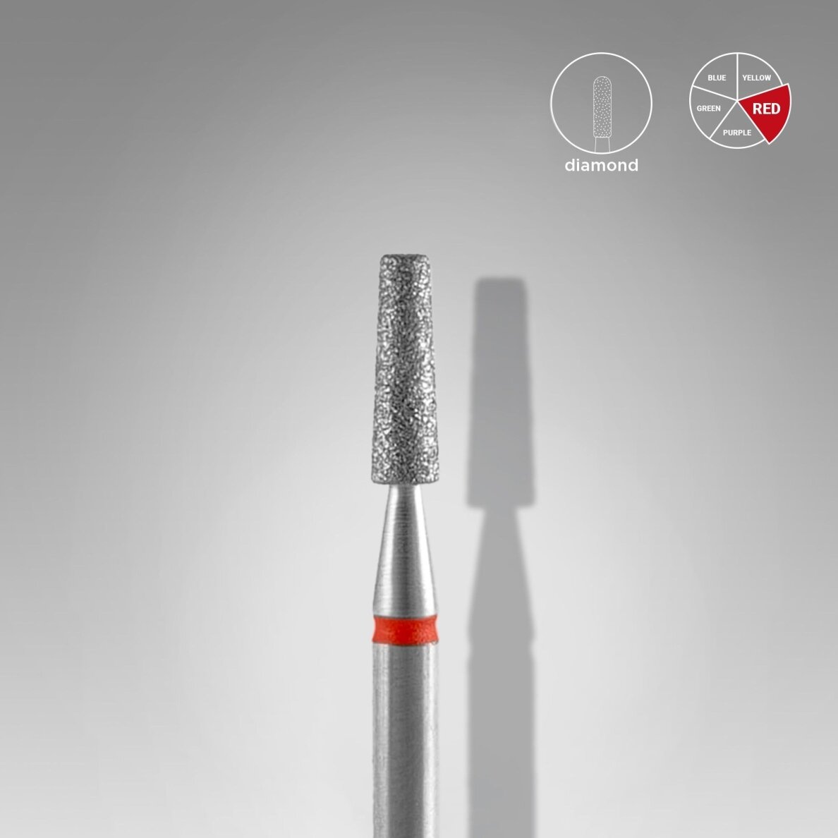 STALEKS deimantinis antgalis EXPERT RED 2,5 mm /8 mm 1 STALEKS deimantinis antgalis EXPERT RED 2,5 mm /8 mm 1