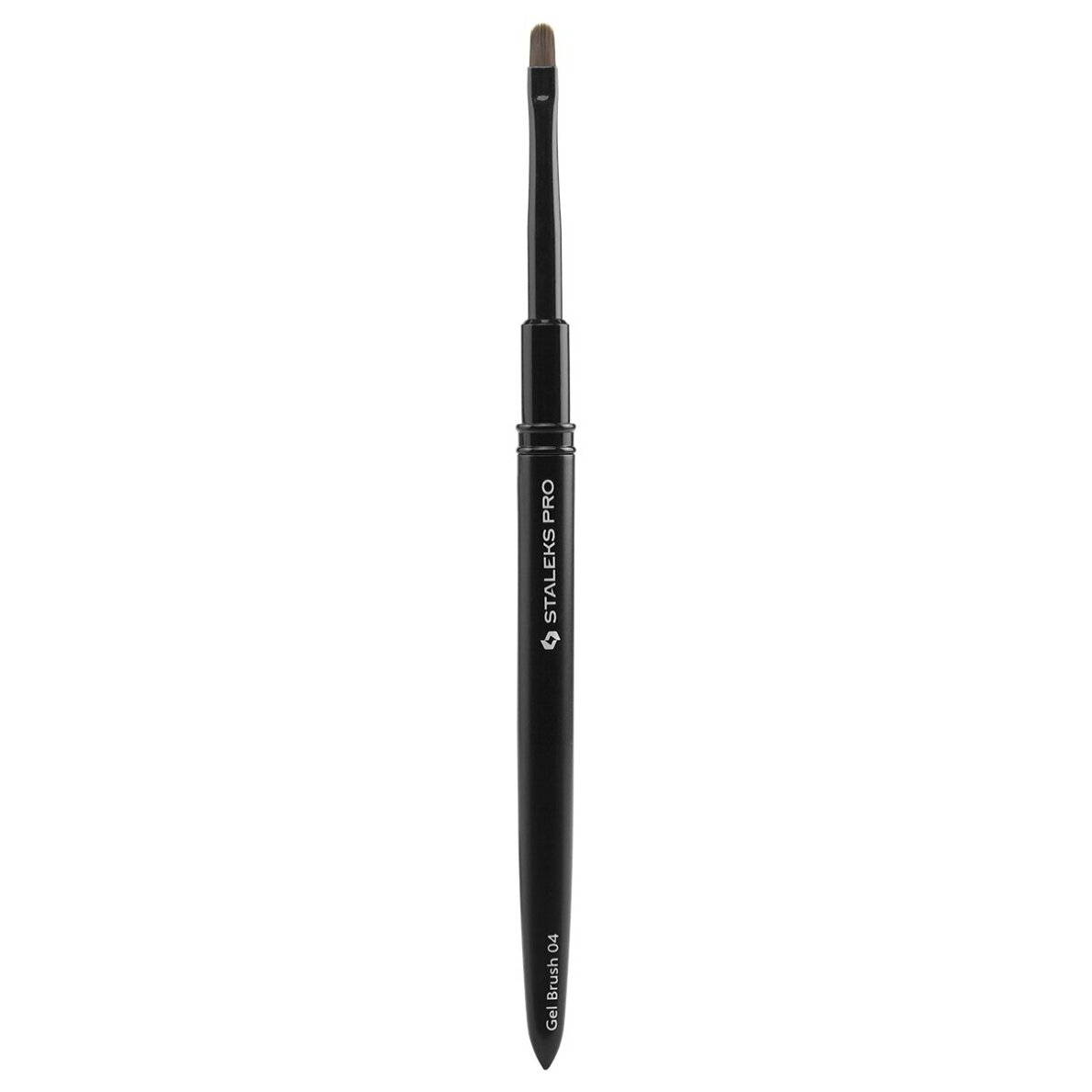 STALEKS PRO teptukas manikiūrui GEL BRUSH 04, 4mm / 7mm 1 STALEKS PRO teptukas manikiūrui GEL BRUSH 04, 4mm / 7mm 1