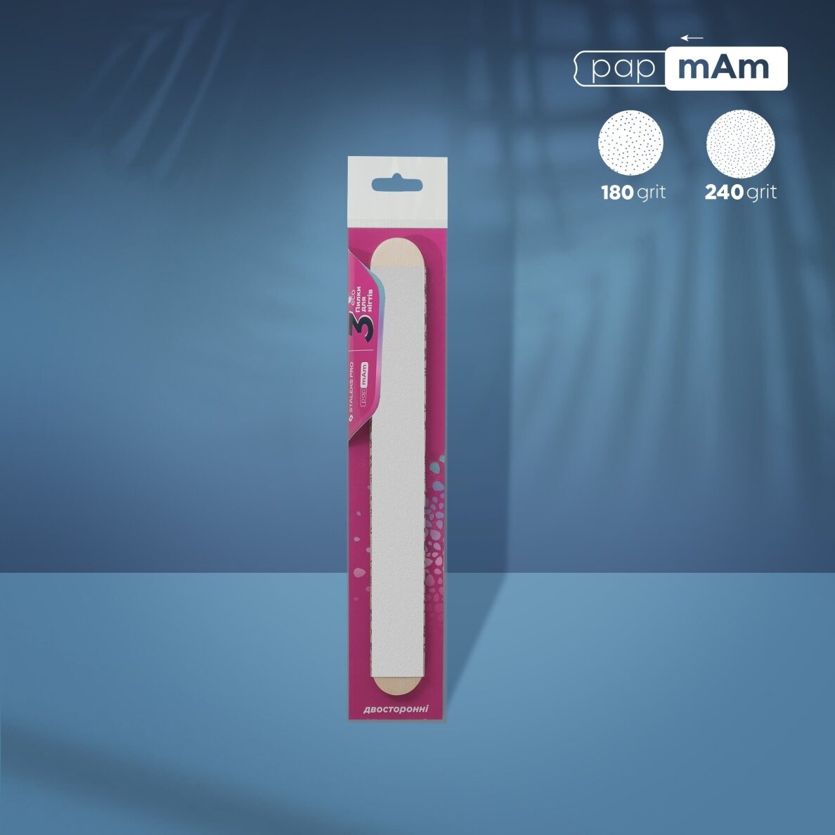 STALEKS Vienkartinės dvipusės maunamos dildės „papmAm Mix“180/240, 3 vnt 1 STALEKS Vienkartinės dvipusės maunamos dildės „papmAm Mix“180/240, 3 vnt 1