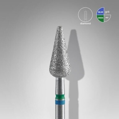 STALEKS deimantinis antgalis DUO EXPERT BLUE-GREEN 5 mm / 12 mm STALEKS deimantinis antgalis DUO EXPERT BLUE-GREEN 5 mm / 12 mm