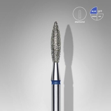 STALEKS deimantinis antgalis EXPERT BLUE 2,3 mm/10 mm STALEKS deimantinis antgalis EXPERT BLUE 2,3 mm/10 mm