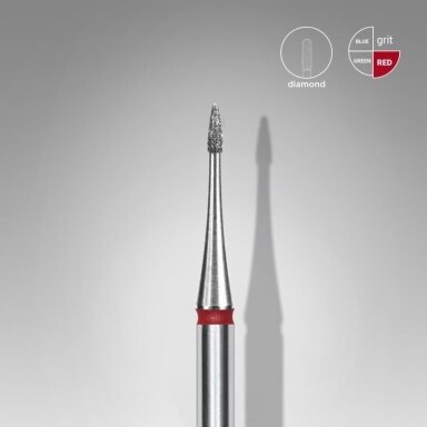 STALEKS deimantinis antgalis EXPERT RED 1 mm /3 mm STALEKS deimantinis antgalis EXPERT RED 1 mm /3 mm