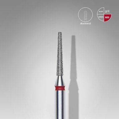 STALEKS deimantinis antgalis EXPERT RED 1,6 mm /10 mm STALEKS deimantinis antgalis EXPERT RED 1,6 mm /10 mm