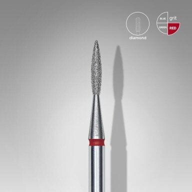 STALEKS deimantinis antgalis EXPERT RED 1,6 mm / 8 mm STALEKS deimantinis antgalis EXPERT RED 1,6 mm / 8 mm