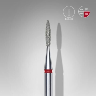 STALEKS deimantinis antgalis EXPERT RED 1,6 mm /8 mm STALEKS deimantinis antgalis EXPERT RED 1,6 mm /8 mm