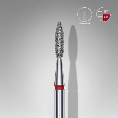 STALEKS deimantinis antgalis EXPERT RED 2,1 mm /8 mm STALEKS deimantinis antgalis EXPERT RED 2,1 mm /8 mm