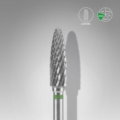 STALEKS karbidinis antgalis EXPERT GREEN 4 mm / 14 mm