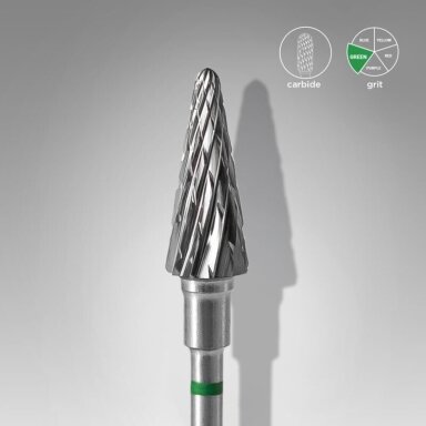 STALEKS karbidinis antgalis EXPERT GREEN 6 mm/14 mm