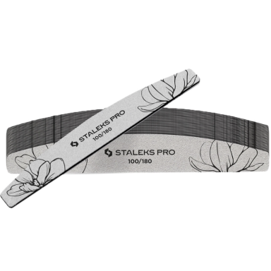 STALEKS PRO nagų dildė, 100/180 gritų, laivelio formos (25 vnt.) STALEKS PRO nagų dildė, 100/180 gritų, laivelio formos (25 vnt.)