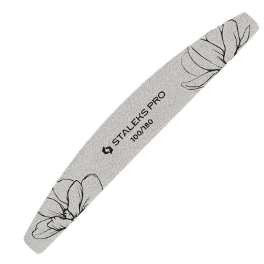 STALEKS PRO nagų dildė, 100/180 gritų, laivelio formos (25 vnt.) STALEKS PRO nagų dildė, 100/180 gritų, laivelio formos (25 vnt.)