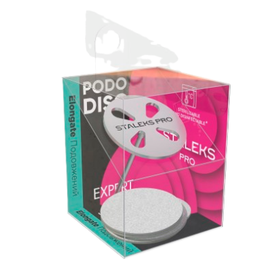 STALEKS PRO PODO diskas 25mm + keičiami vienkartiniai lapeliai (180 gritų), 5 vnt