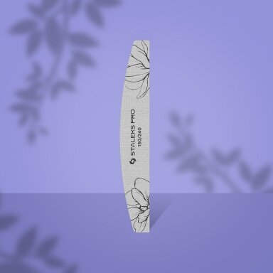 STALEKS pusmėnulio formos mineralinė nagų dildė EXPERT 40 150/240 grūdėtumo, 1 vnt