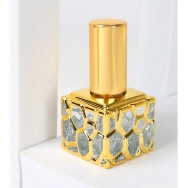 Stiklinis buteliukas kvepalams, 10 ml GOLD Stiklinis buteliukas kvepalams, 10 ml GOLD