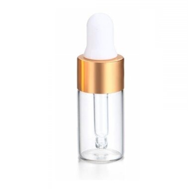 Stiklinis buteliukas su pipete, 5 ml, 5vnt Stiklinis buteliukas su pipete, 5 ml, 5vnt