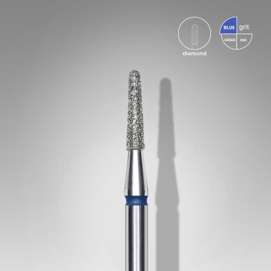 STALEKS deimantinis antgalis EXPERT BLUE 1,8 mm /8 mm 1 STALEKS deimantinis antgalis EXPERT BLUE 1,8 mm /8 mm 1