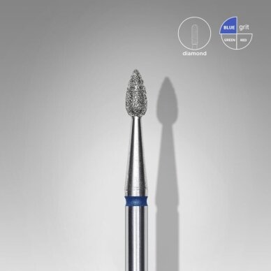 STALEKS deimantinis antgalis EXPERT BLUE 2,3 mm /5 mm 1 STALEKS deimantinis antgalis EXPERT BLUE 2,3 mm /5 mm 1