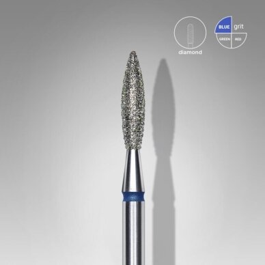 STALEKS deimantinis antgalis EXPERT BLUE 2,3 mm/10 mm 1 STALEKS deimantinis antgalis EXPERT BLUE 2,3 mm/10 mm 1