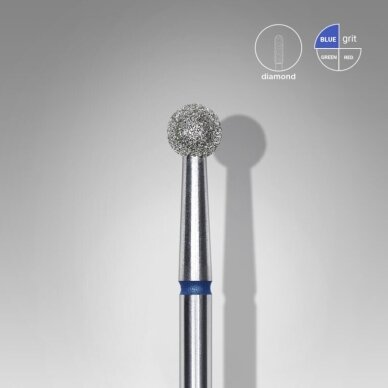 STALEKS deimantinis antgalis EXPERT BLUE 4 mm 1