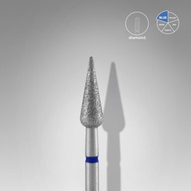 STALEKS deimantinis antgalis EXPERT BLUE 4 mm/12 mm 1 STALEKS deimantinis antgalis EXPERT BLUE 4 mm/12 mm 1