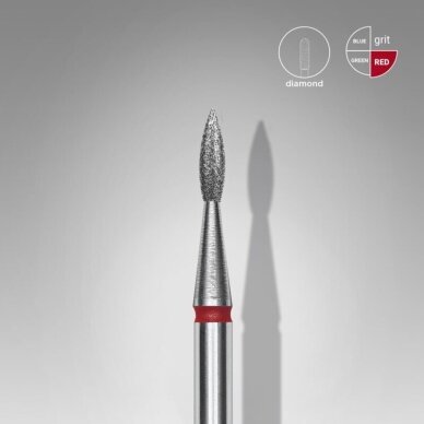 STALEKS deimantinis antgalis EXPERT RED 1,8 mm / 8 mm 1 STALEKS deimantinis antgalis EXPERT RED 1,8 mm / 8 mm 1
