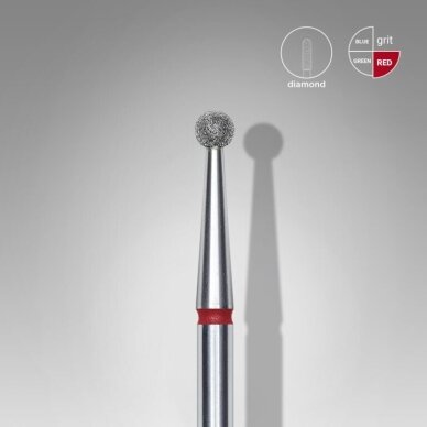 STALEKS deimantinis antgalis EXPERT RED 2,5 mm 1 STALEKS deimantinis antgalis EXPERT RED 2,5 mm 1