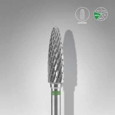 STALEKS karbidinis antgalis EXPERT GREEN 4 mm / 14 mm 1 STALEKS karbidinis antgalis EXPERT GREEN 4 mm / 14 mm 1