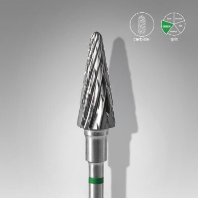 STALEKS karbidinis antgalis EXPERT GREEN 6 mm/14 mm 1 STALEKS karbidinis antgalis EXPERT GREEN 6 mm/14 mm 1