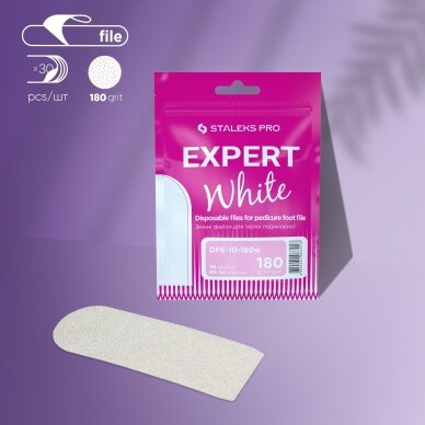STALEKS lapeliai pedikiūro dildei EXPERT 10, 180 gr, 30 vnt 1